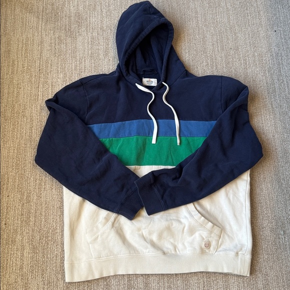 Marine Layer Men's Size M Colorblock Pullover Sweatshirt Jordan Hoodie - Picture 2 of 12